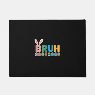 Felpudo Bruh Easter Bunny Cute Meme Para Niños _12