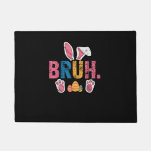 Felpudo Bruh Easter Bunny Cute Meme Para Niños _8