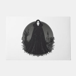 Felpudo Bruja gótica salem a medianoche