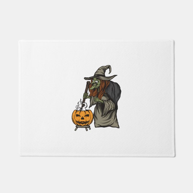 Felpudo Bruja Halloween (Anverso)