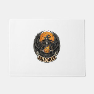 Felpudo Bruja Vintage de Halloween Gótico