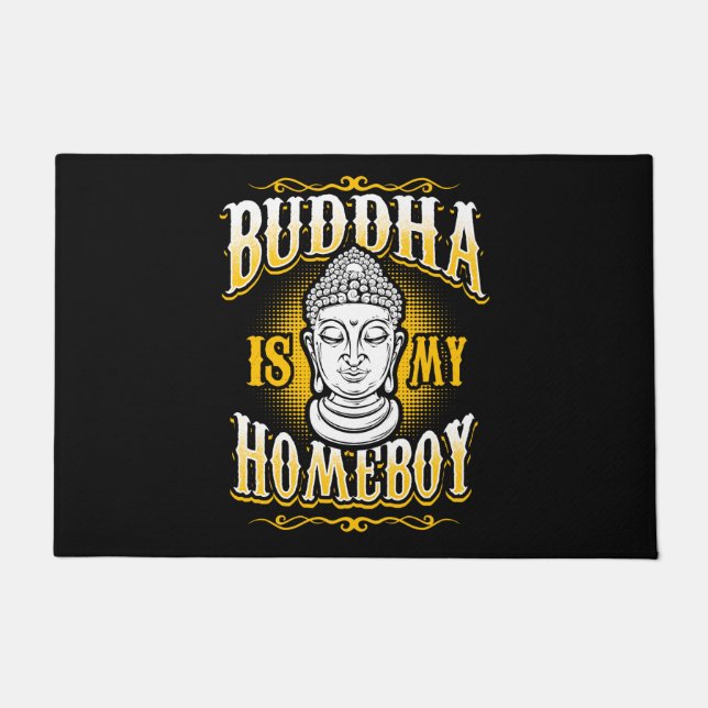 Felpudo Buda es mi Homeboy (Anverso)
