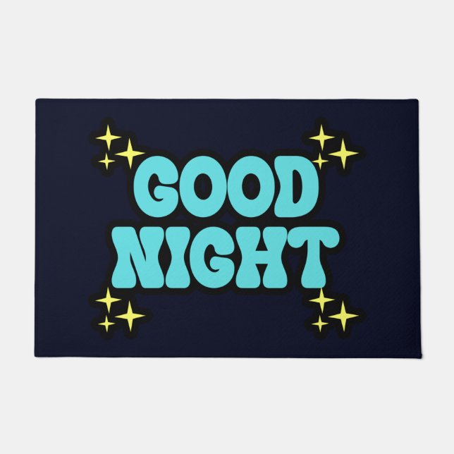 FELPUDO BUENA NOCHE AZUL (Anverso)