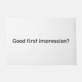 Felpudo ¿Buena primera impresión?