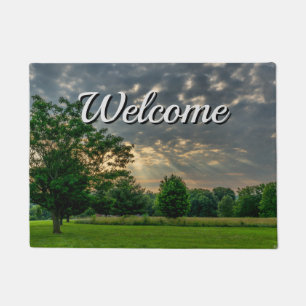 Felpudo Buenos días Ozark Bienvenida Doormat