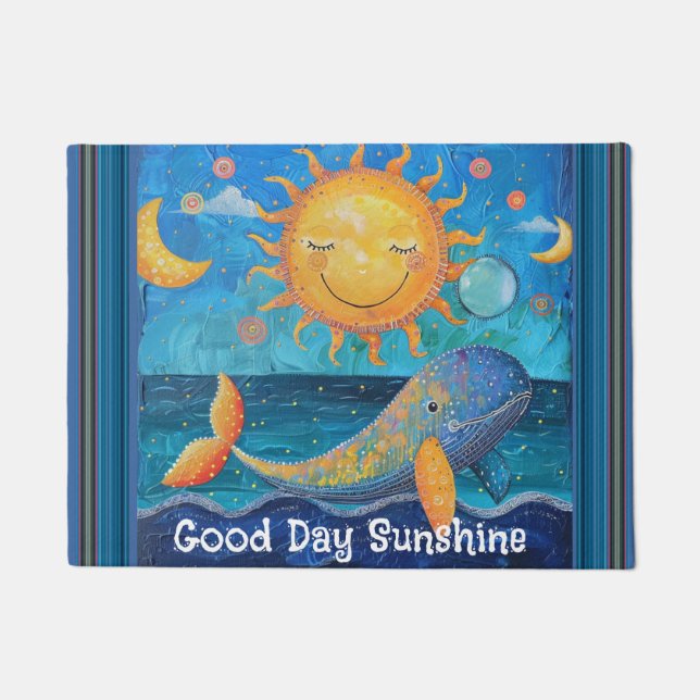 Felpudo Buenos días Sunshine Doormat (Anverso)