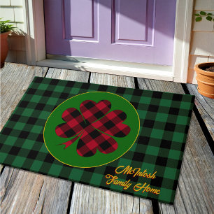 Felpudo Bufalo verde chispeo Shamrock, Encanto de Atracció
