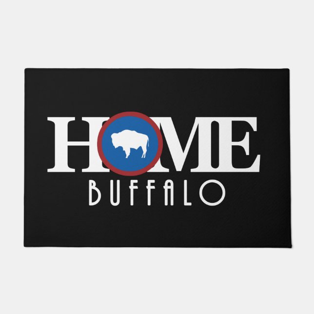 Felpudo Buffalo HOME Wyoming (Anverso)