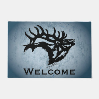 Felpudo Bugling Bull Elk