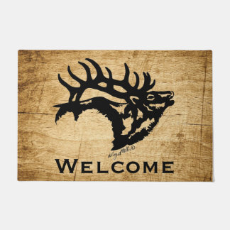 Felpudo Bugling Bull Elk