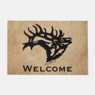 Felpudo Bugling Bull Elk