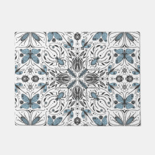 Felpudo Bugs, negro y azul