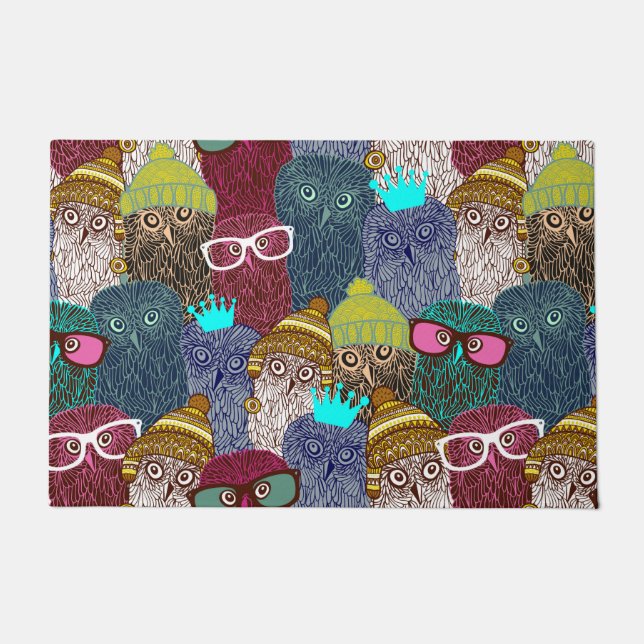 Felpudo Búho en la corona (Anverso)