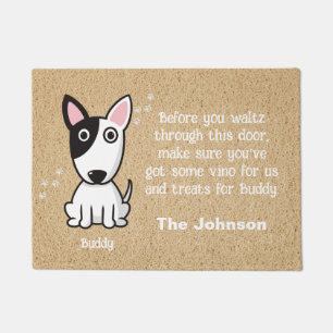 Felpudo Bull Terrier Dog Mat