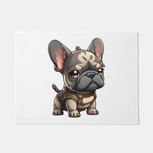 Felpudo Bulldog francés Chibi (Anverso)