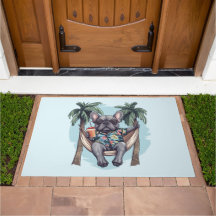 Bulldog Francés con Top Hawaiano