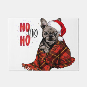 Felpudo Bulldog francés Ho Ho Ho Ho Doormat