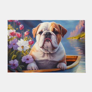 Felpudo Bulldog Inglés en una Paleta: Una Aventura Escénic