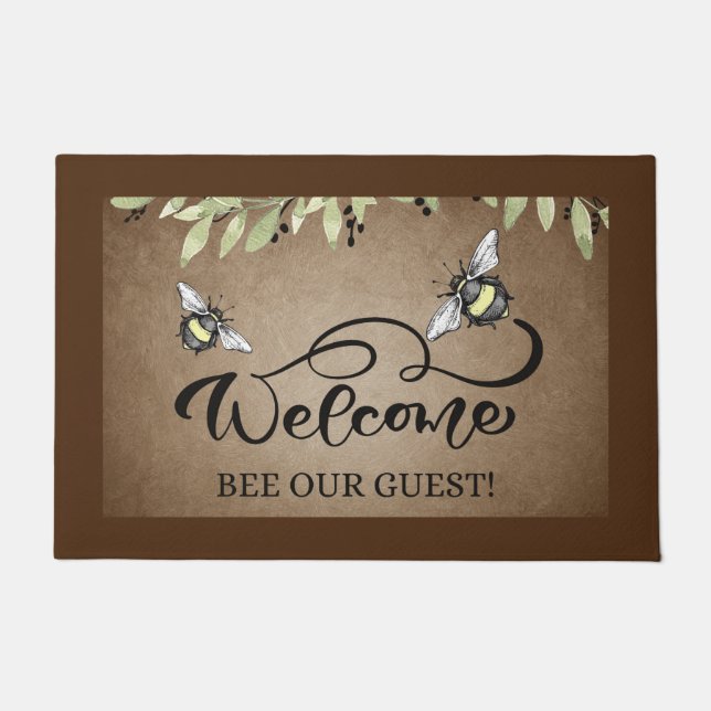 Felpudo Bumble "Bee" Nuestro Doormat invitado  (Anverso)