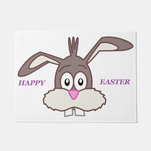 FELPUDO BUNNY "FELIZ ORIENTAL" (Anverso)