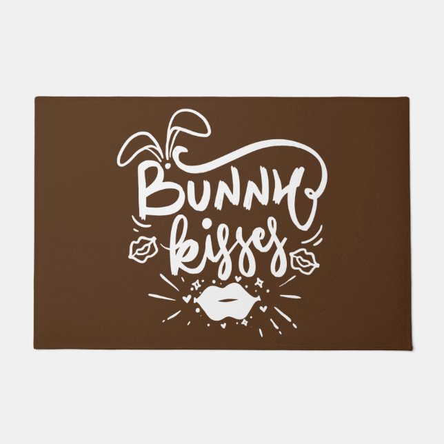 Felpudo Bunny Kisses Doormat (Anverso)