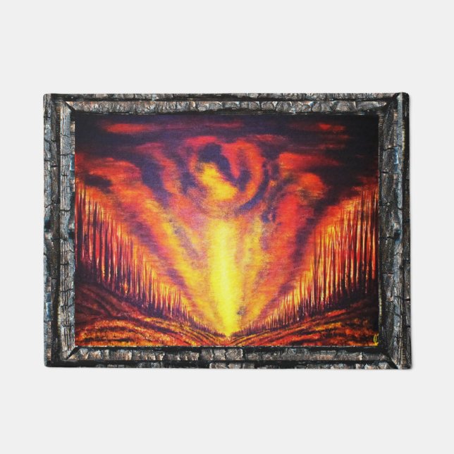Felpudo Burning Sky (Anverso)