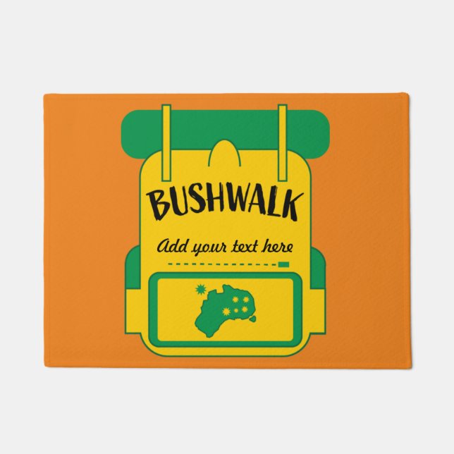 Felpudo bushwalk australia (Anverso)