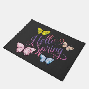 Felpudo Butfly Hello Spring