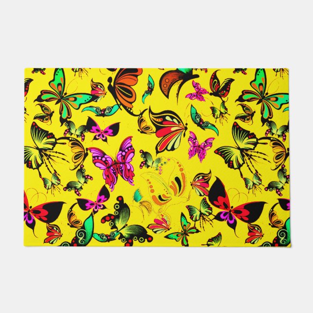 Felpudo Butterflies Doormat (Anverso)