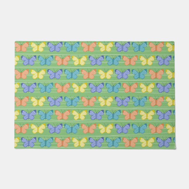 Felpudo Butterfly In Art (Anverso)
