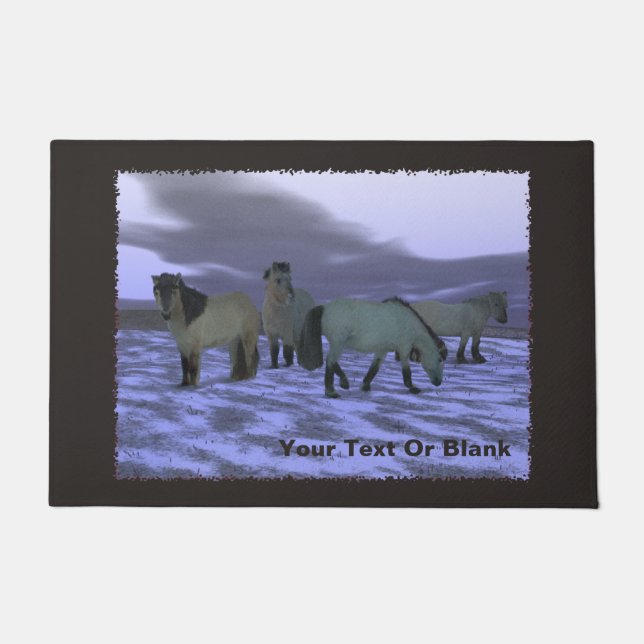 Felpudo Caballo Dawn (Anverso)