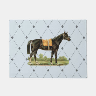 Felpudo Caballo de albarda de época