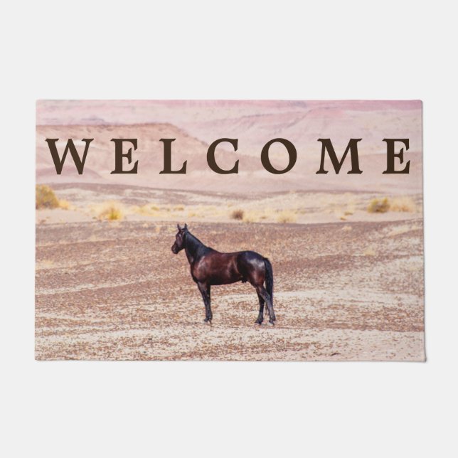 Felpudo Caballo desierto P8664 (Anverso)