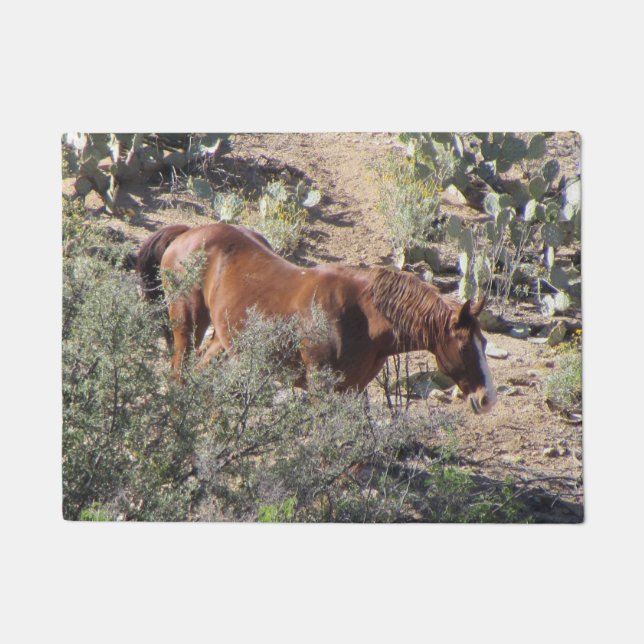Felpudo Caballo en el desierto (Anverso)