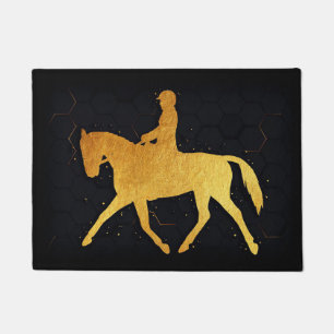 Felpudo Caballo Y Jinete