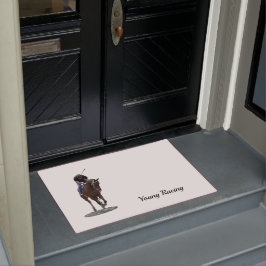 Felpudo Caballo Y Mat De Puerta De Viaje En Gallopaje