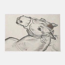 Felpudo Cabeza de caballo (por Alfred Dehodencq)