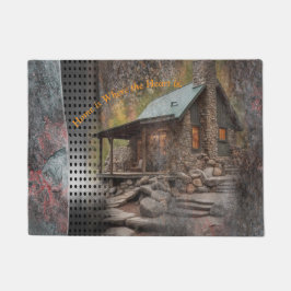 Felpudo Cabina de piedra de familia rusa