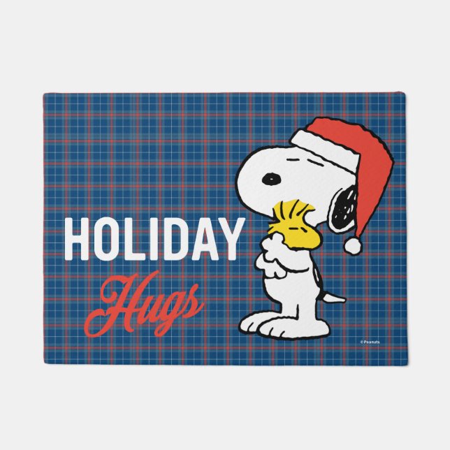 Felpudo Cacahuetes | Abrazos de vacaciones Snoopy & Woodst (Anverso)