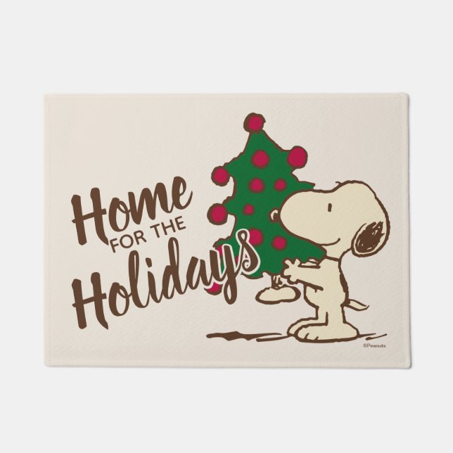 Felpudo Cacahuetes | Árbol de Navidad Snoopy (Anverso)