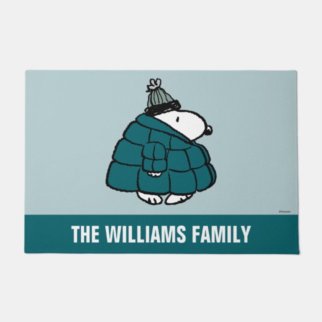 Felpudo Cacahuetes | Chaqueta Snoopy Winter Puffer (Anverso)