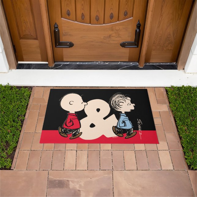 Felpudo Cacahuetes | Charlie Brown y Linus (Exterior)