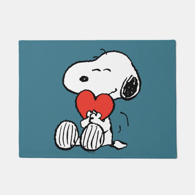 Felpudo Cacahuetes | EL DÍA DE SAN VALENTÍN | Snoopy Heart (Anverso)