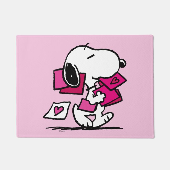 Felpudo Cacahuetes | EL DÍA DE SAN VALENTÍN | Snoopy With  (Anverso)