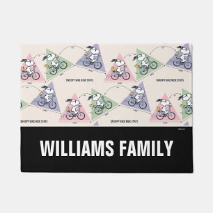 Felpudo Cacahuetes   Estaciones de Snoopy Bike Ride