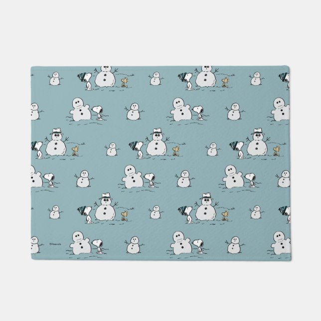 Felpudo Cacahuetes | Patrón Snoopy & Woodstock Winbreak (Anverso)