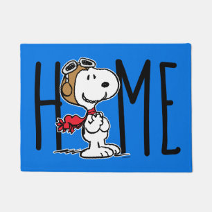 Felpudo Cacahuetes   Snoopy El Hielo Volador