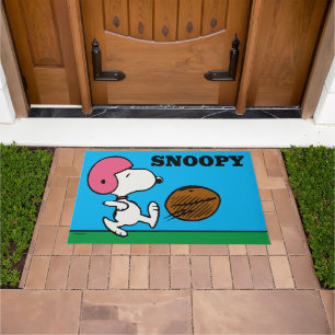 Felpudo Cacahuetes   Snoopy Football Kicker