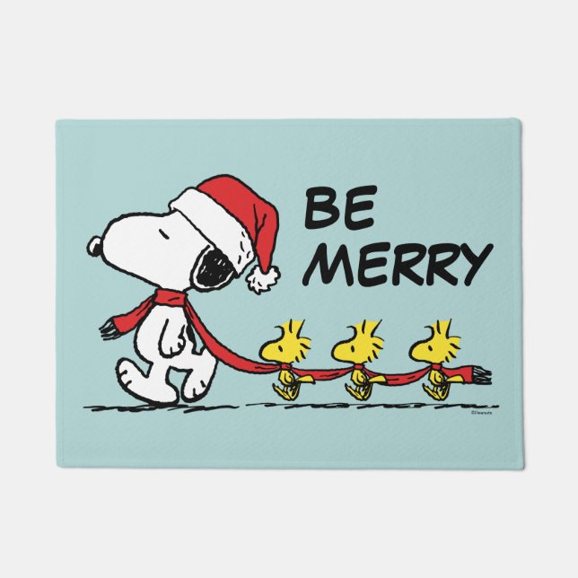 Felpudo Cacahuetes | Snoopy & Friends Winter Scarf (Anverso)