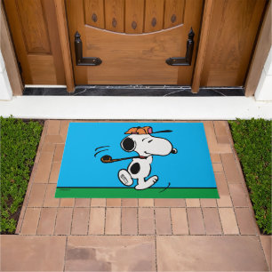 Felpudo Cacahuetes   Snoopy Golf